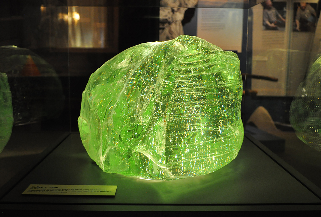 Glass cullet, Glass: Shattering Notions, Heinz History Center Glass cullet, Glass: Shattering Notions, Heinz History Center