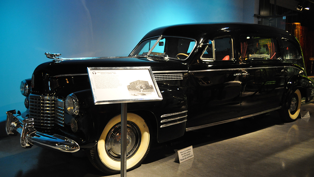 Gaines Funeral Home Hearse, Special Collections Gallery, Heinz History Center