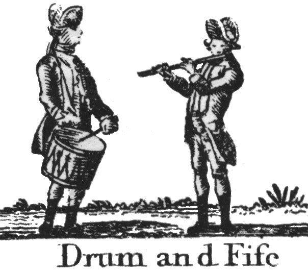 Drum and Fife engraving