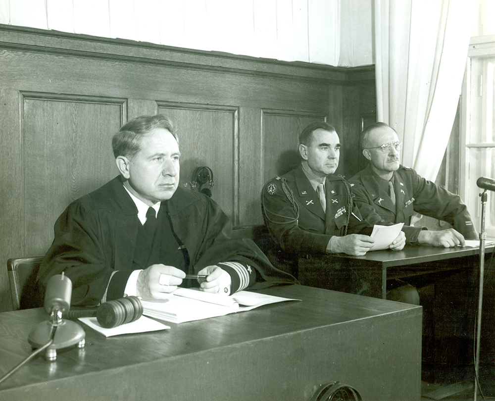 Judge Musmanno at Nuremberg