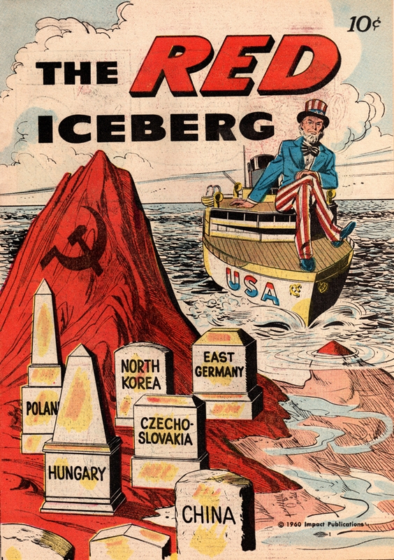 The RED iceberg - Cold War comic book The RED iceberg - Cold War comic book