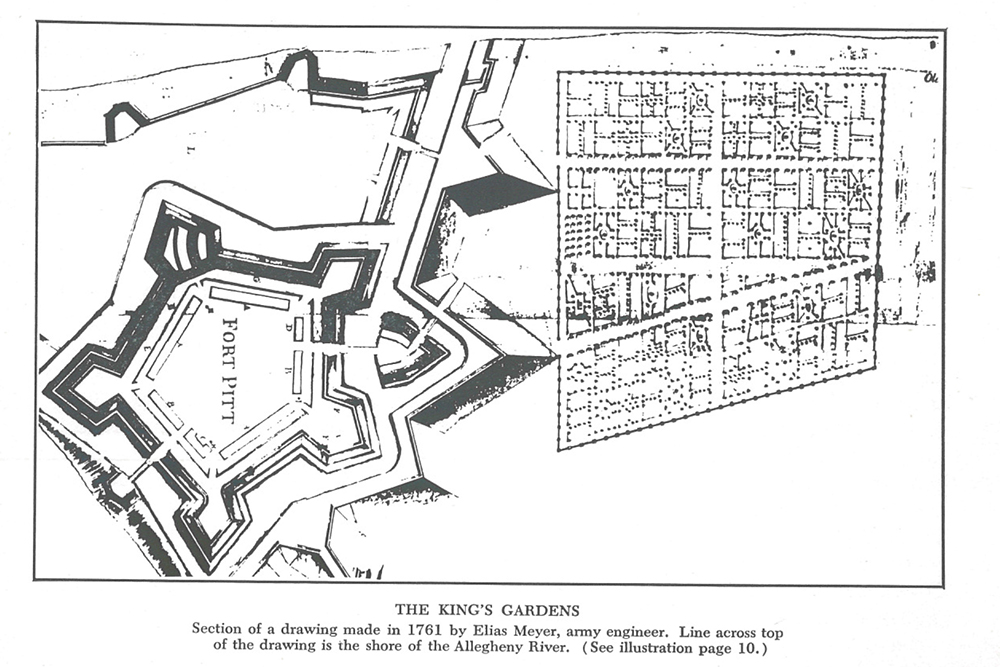 The King's Gardens drawing