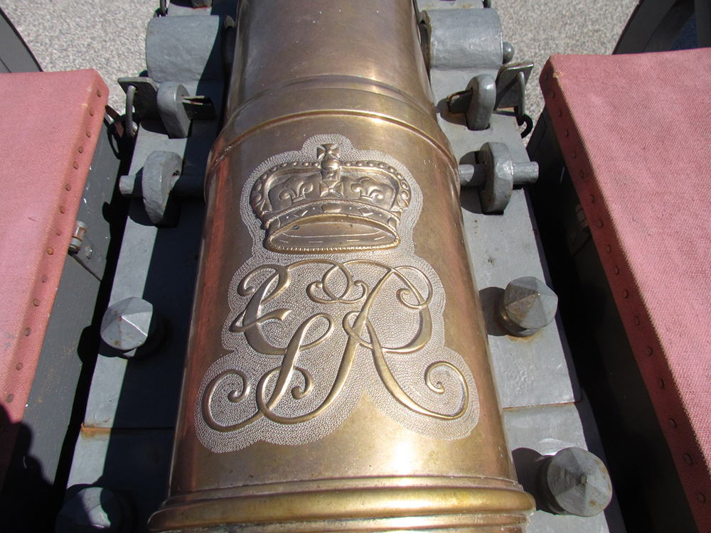 Scroll, Reproduction 18th Century Cannon