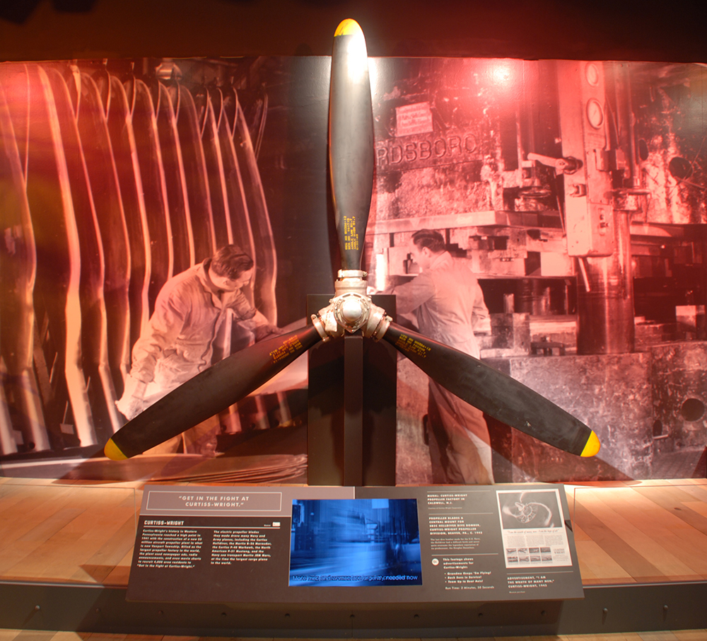 Curtiss-Wright propeller in We Can Do It! WWII