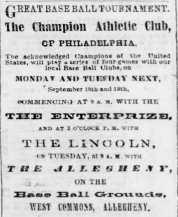 The Daily Pittsburgh Gazette: Sept. 19, 1865.
