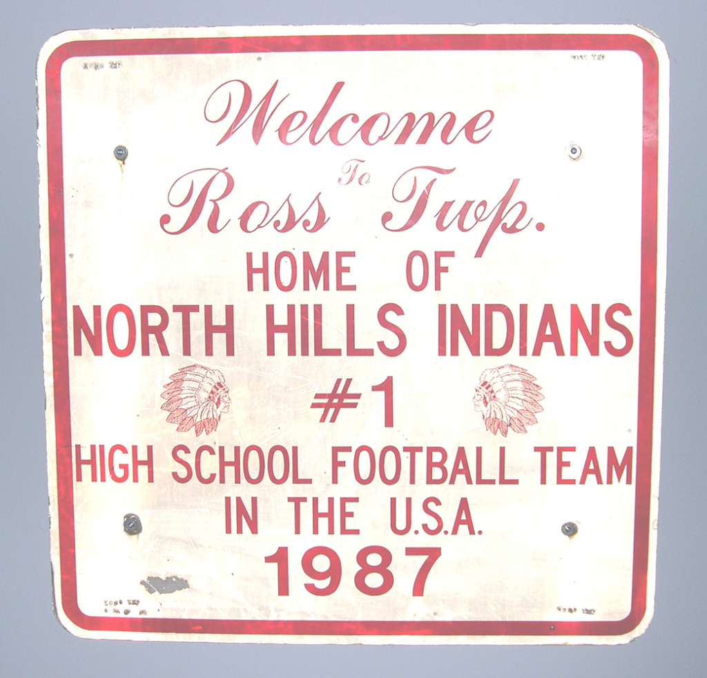 North Hills High School 1987 Sign