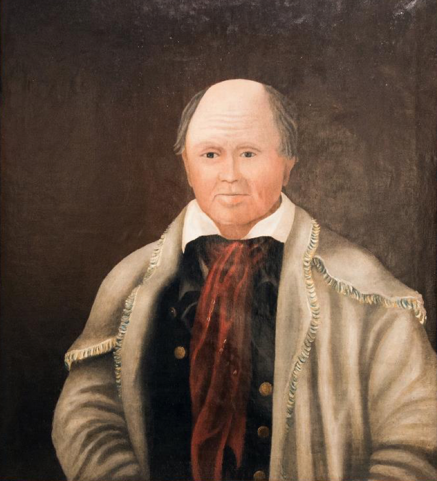 "Portrait of Col. James Smith," Artist Unknown, c. 1800-1810. Courtesy Warren J. Shonert Americana Collection, Eva G. Farris Special Collections, W. Frank Steely Library, Northern Kentucky University.