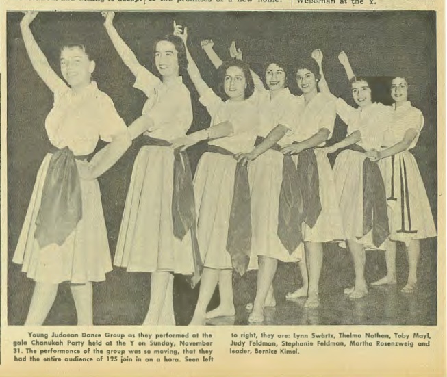 Y.M. & Y.W.H.A. Weekly, Dec. 12, 1958. Images courtesy of Carnegie Mellon University’s Pittsburgh Jewish Newspaper Project. Y.M. & Y.W.H.A. Weekly, Dec. 12, 1958. Images courtesy of Carnegie Mellon University’s Pittsburgh Jewish Newspaper Project.