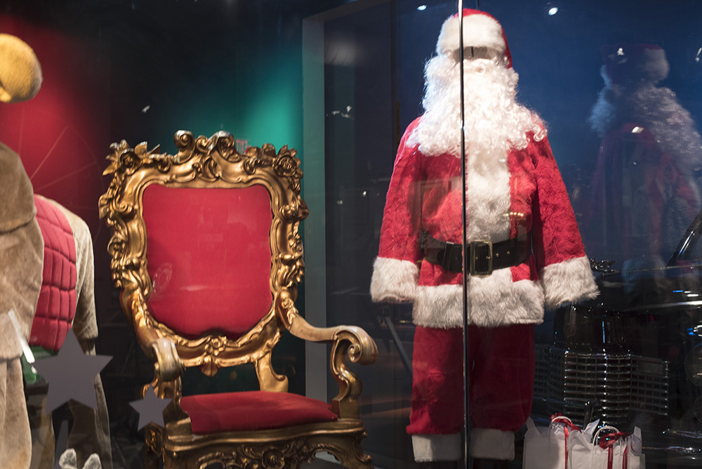 Kaufmann’s Santa Land chair, part of the Kaufmann's/Macy's holiday window display in Special Collections.