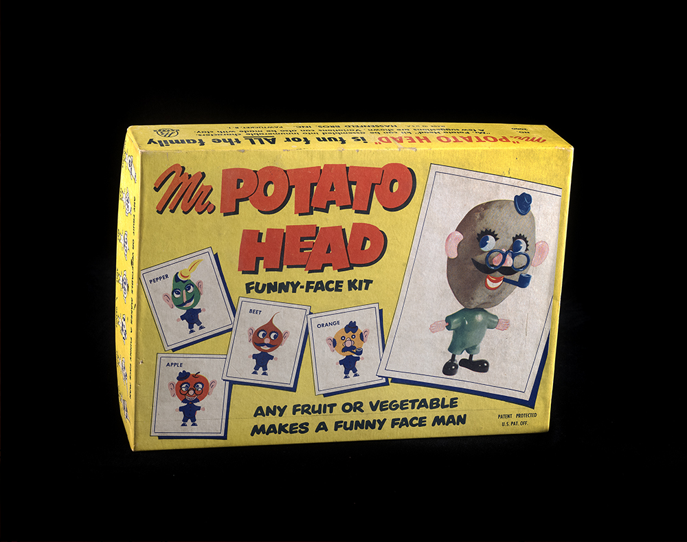 Mr. Potato Head Funny-Face Kit, 1952. On loan from the Smithsonian Museum of American History.