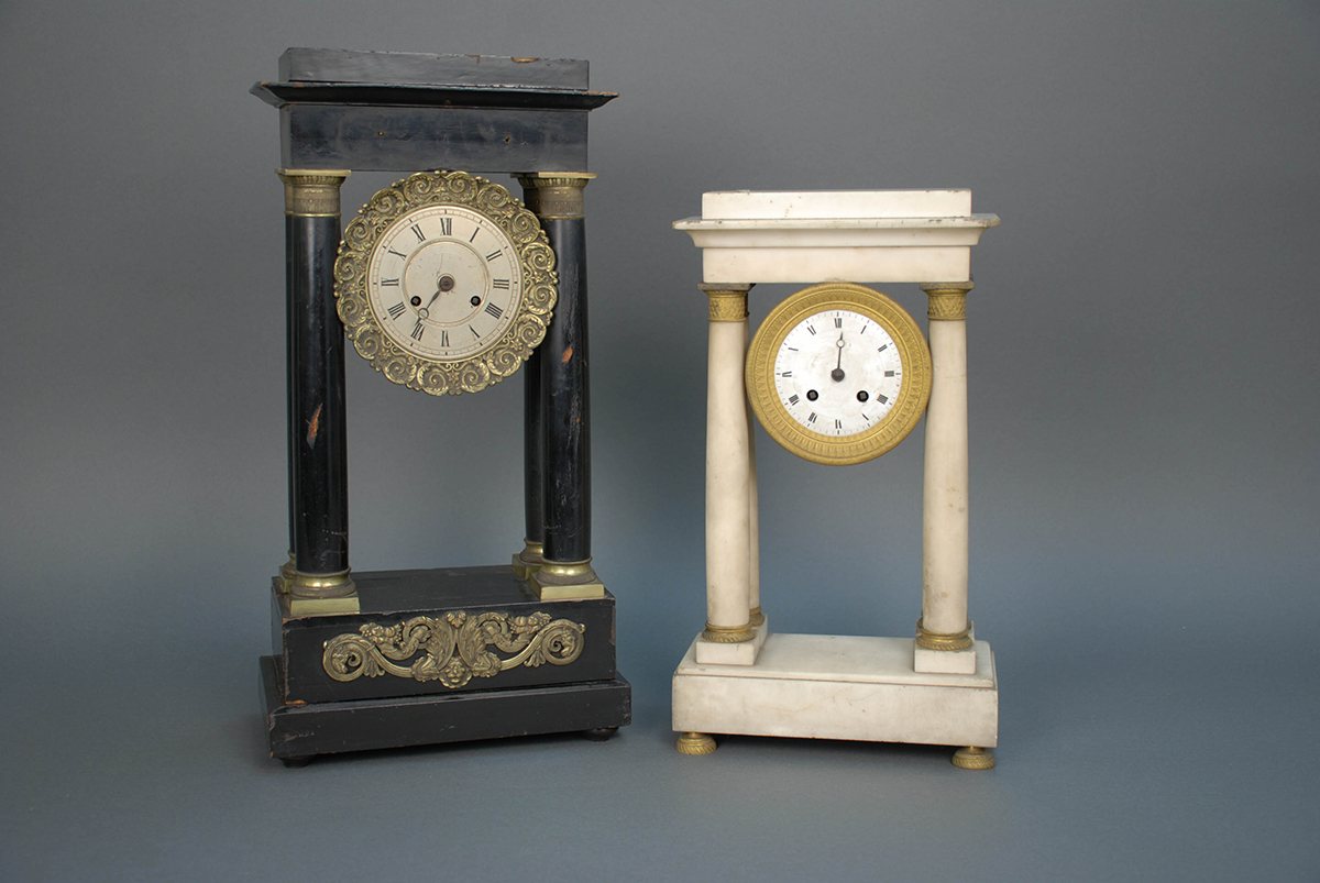 Mantle clocks, Great Fire in Pittsburgh, 1845