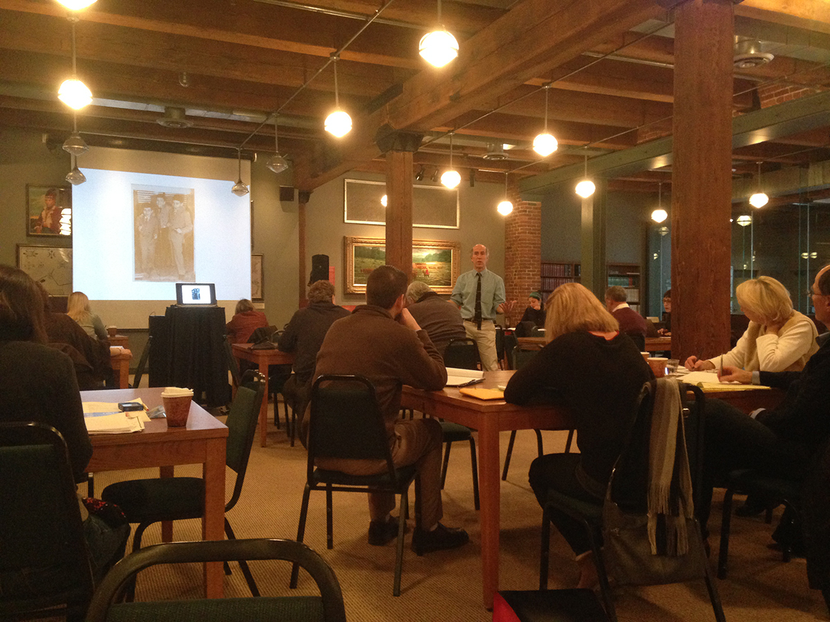 Joseph Bathanti teaching his Italian American Memoir Writing workshop. | Heinz History Center blog