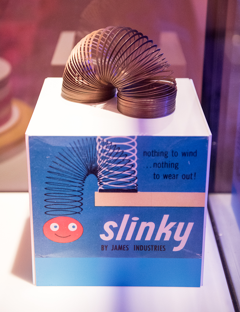 The Slinky – “A spring, a spring, a marvelous thing
