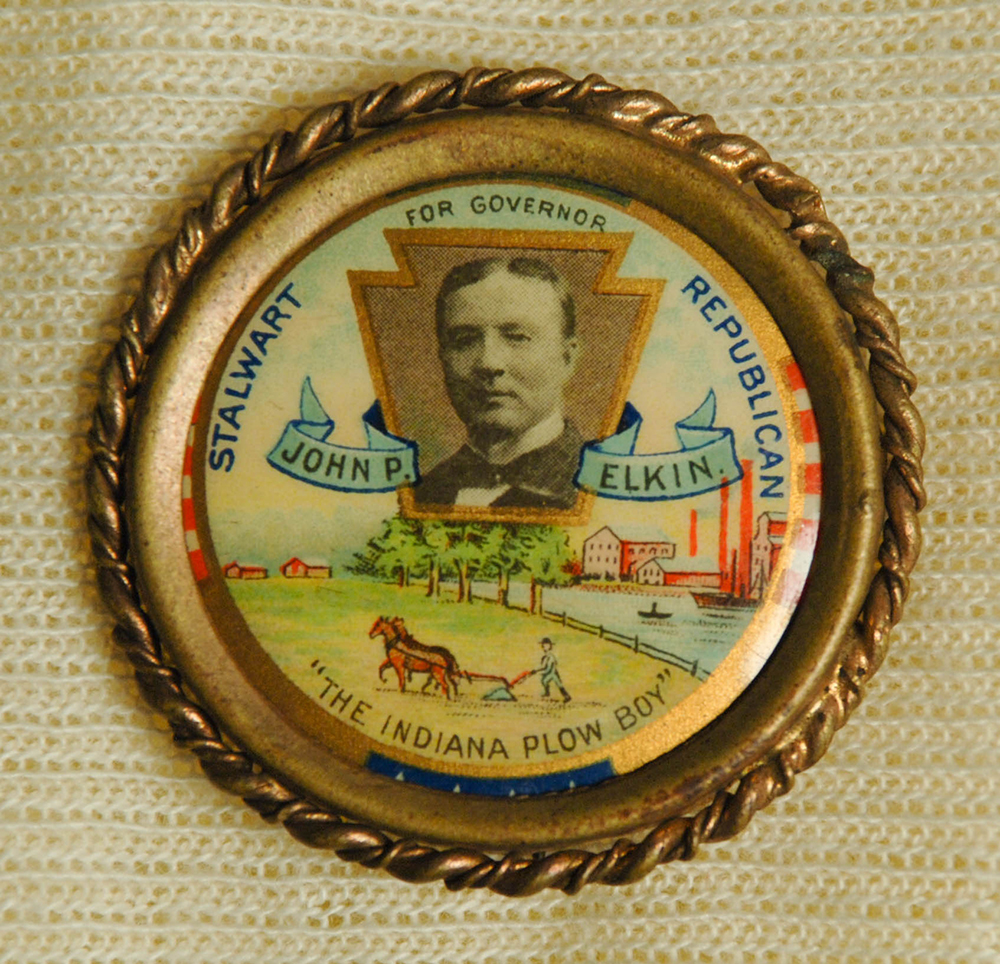 Button for John P. Elkin’s race for governor in 1902. | 2015.22.463 | Heinz History Center Collections