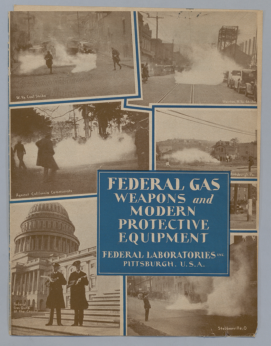 6. Catalog 1 -cover - Federal Laboratroies In - c. 1933 Pitt-ASC Product catalog cover for Federal Laboratories, Inc., c. 1933. | Uncovering Crime: Documenting Pittsburgh’s Criminal Past | Heinz History Center