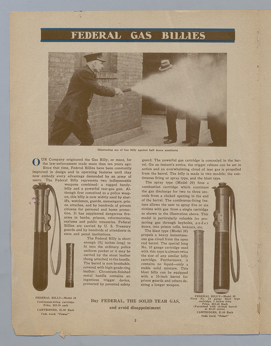 The Federal gas billy in action, c. 1933. | Uncovering Crime: Documenting Pittsburgh’s Criminal Past | Heinz History Center