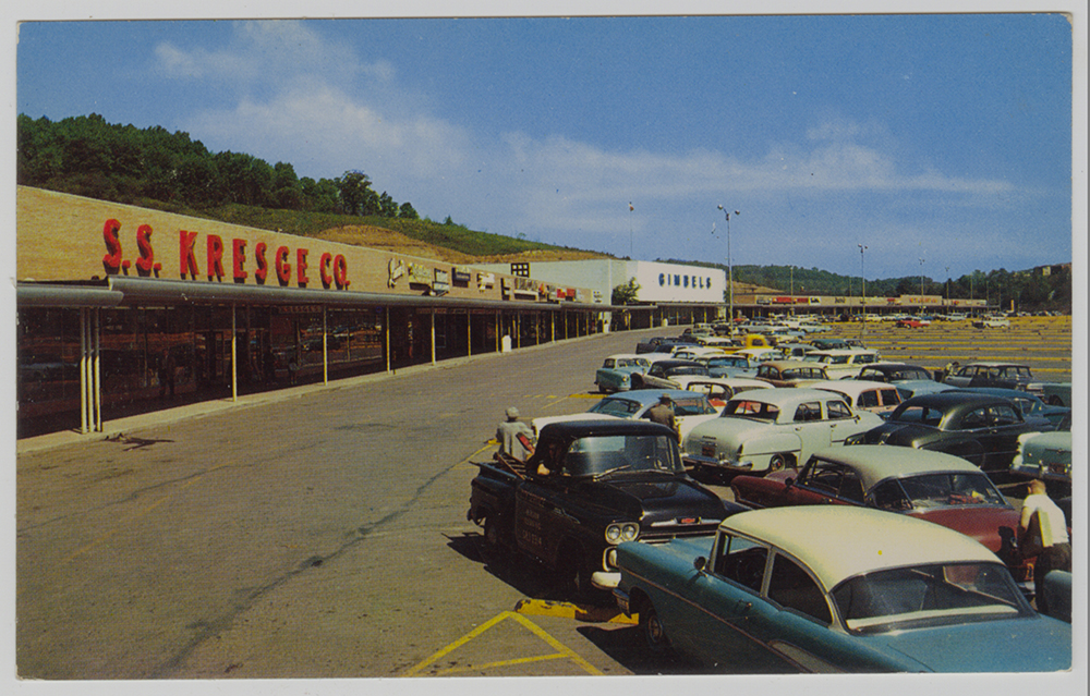 McKnight Village Shopping Center postcard, Heinz History Center