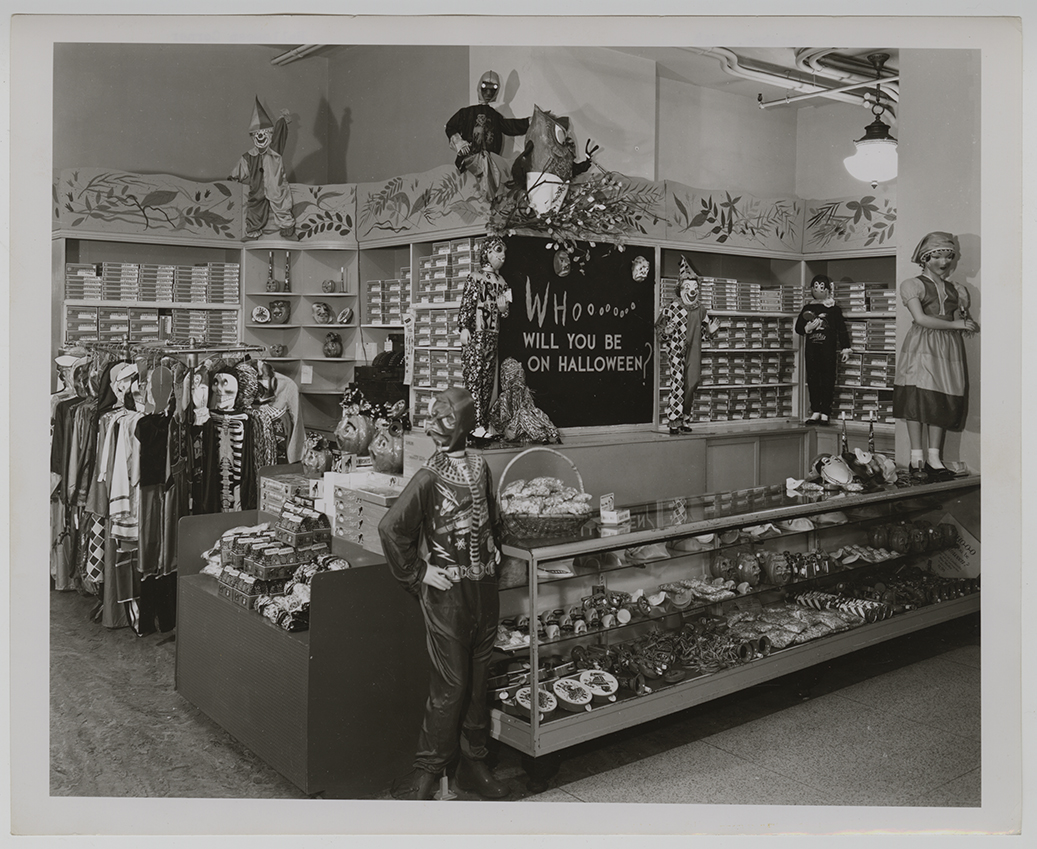 Horne’s Department Store featured a Children’s Halloween Costume Shop on the third floor in 1956. Joseph Horne Company Collection, Detre Library & Archives at the Heinz History Center.