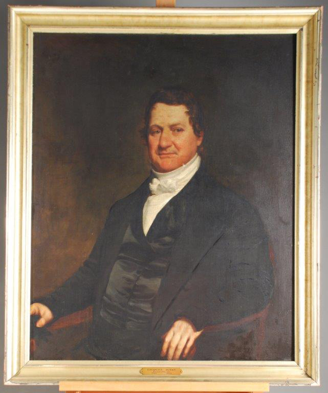 Charles Avery, Humanitarian, artist unknown, oil on canvas, 1840s. Gift of Wilbur C. Douglas.