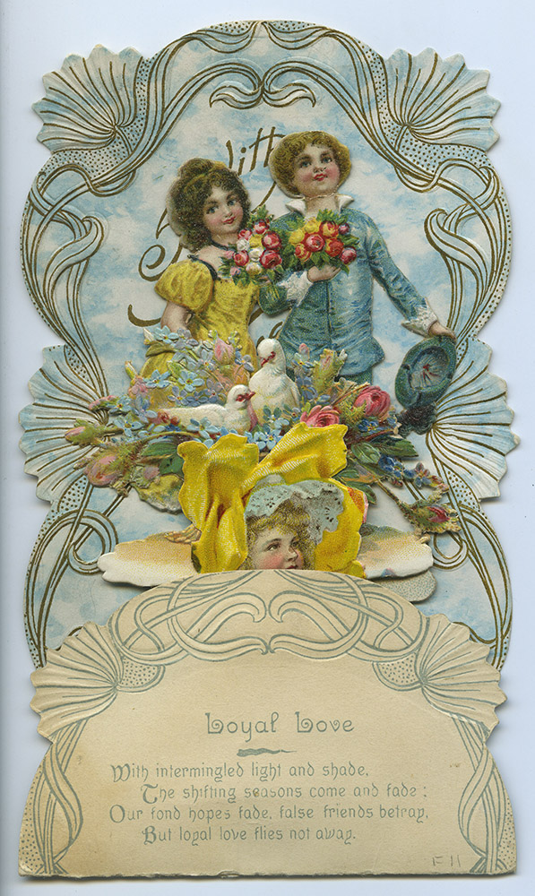 Vintage Valentine, c. 1884-1915. Spencer Family Papers, Detre Library & Archives at the History Center. Vintage Valentine, c. 1884-1915. Spencer Family Papers, Detre Library & Archives at the History Center.