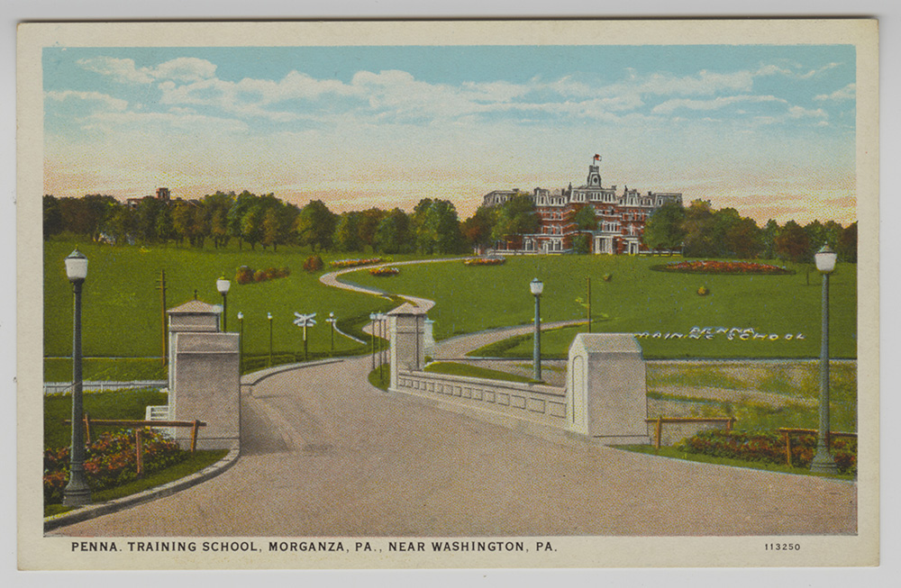 2_GPCC_B16_I01 2_GPCC_B16_I01: Postcard - The Western State School and Hospital was built on the campus of the Pennsylvania Training School (later known as the Canonsburg Youth Development Center) and opened in 1962. | Heinz History Center