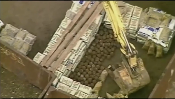 The Department of Public Safety, along with the contractor, Milhaus, has sandbagged and secured more than 300 cannonballs at the Allegheny Arsenal site.
