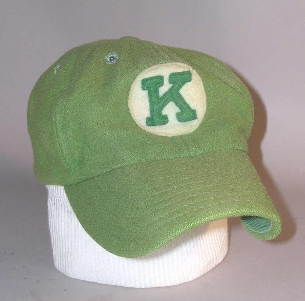 Kalamazoo Lassies baseball cap worn by Betty Jane Cornett, 1951. | Heinz History Center