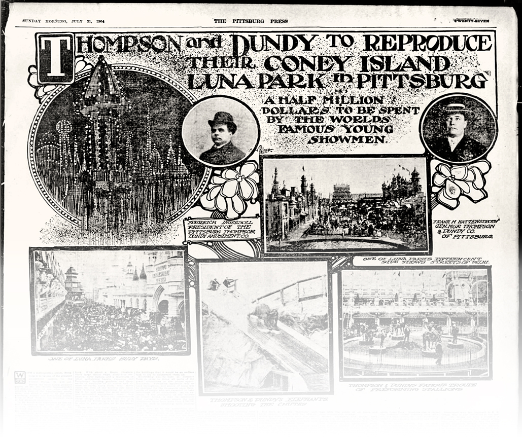 Luna Park announcement, 1904 | Heinz History Center