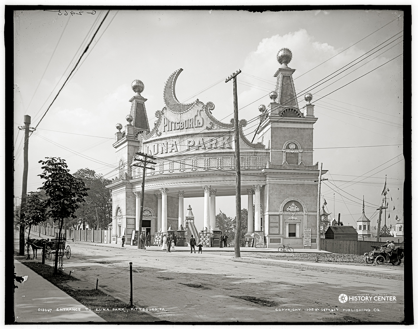 The entrance to Luna Park | Heinz History Center