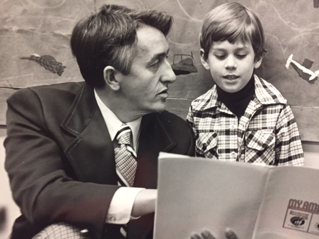 Joseph D’Andrea with one of his students at a Bicentennial event, 1976. | D’Andrea Papers, Italian American Collection, Heinz History Center