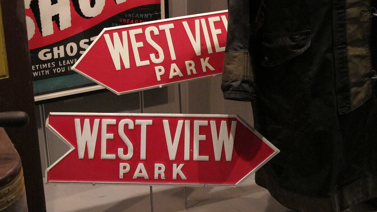 West View Park signs in Special Collections | Heinz History Center
