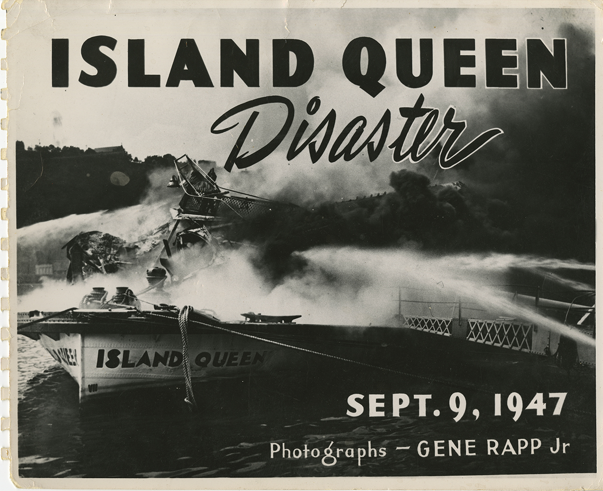 Pittsburgh photographer Gene Rapp, Jr., created his own photo book featuring dramatic images of the disaster. | Heinz History Center