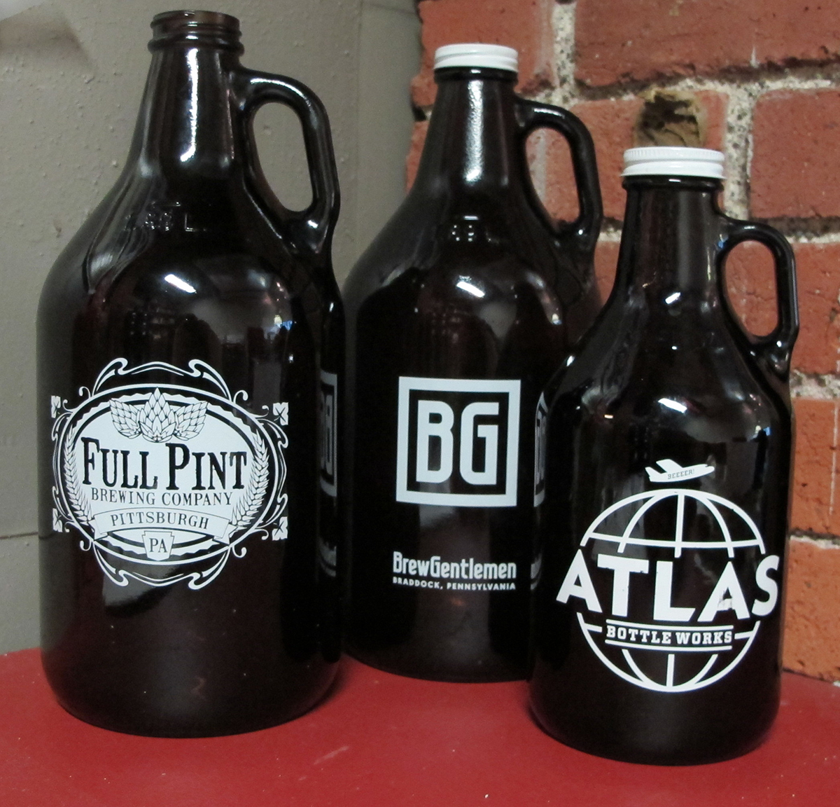 Growlers are one of many objects representing the increasingly diverse craft beer in the Pittsburgh region.