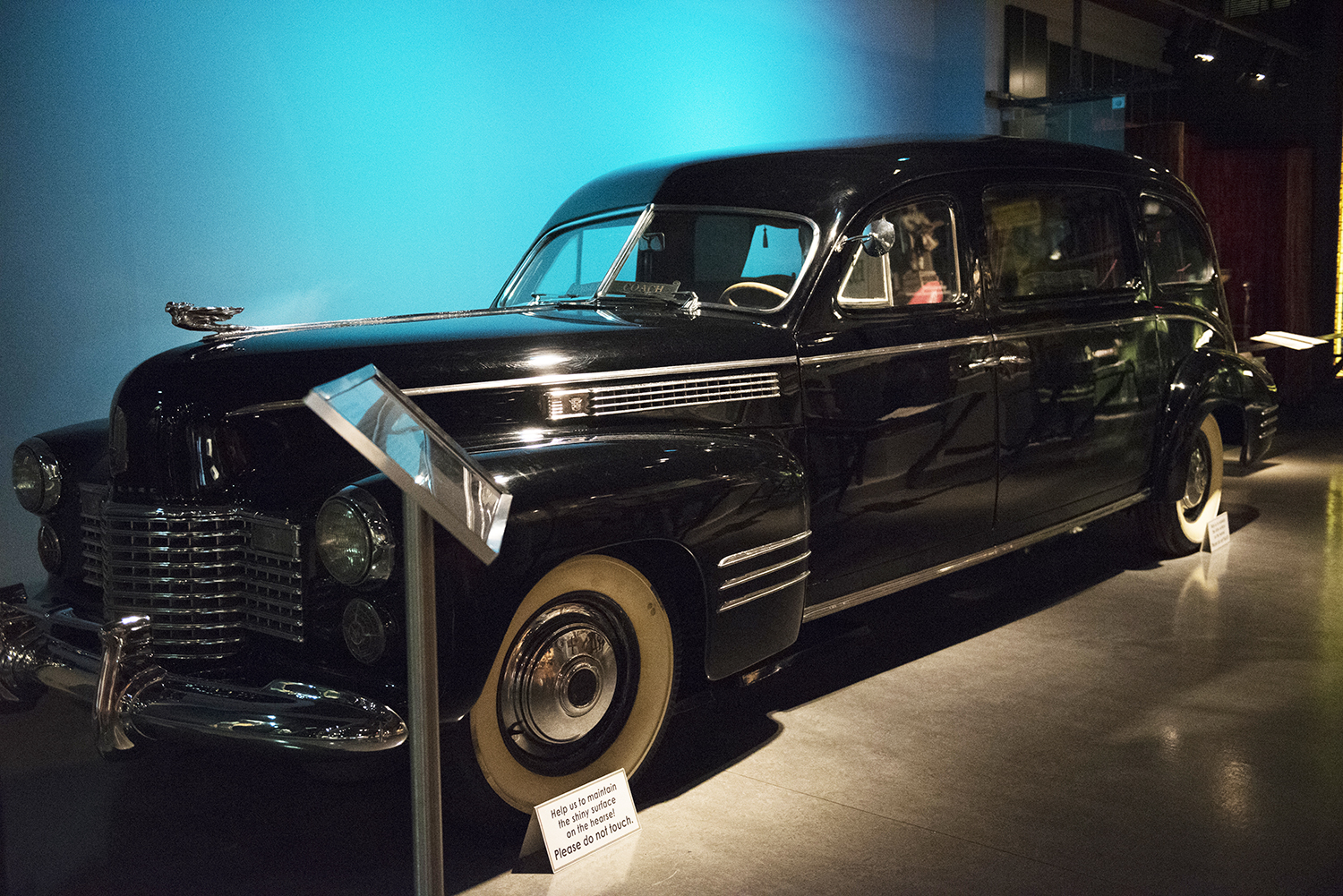 Gaines Funeral Home hearse, Cadillac, 1941. | Special Collections Gallery at the Heinz History Center