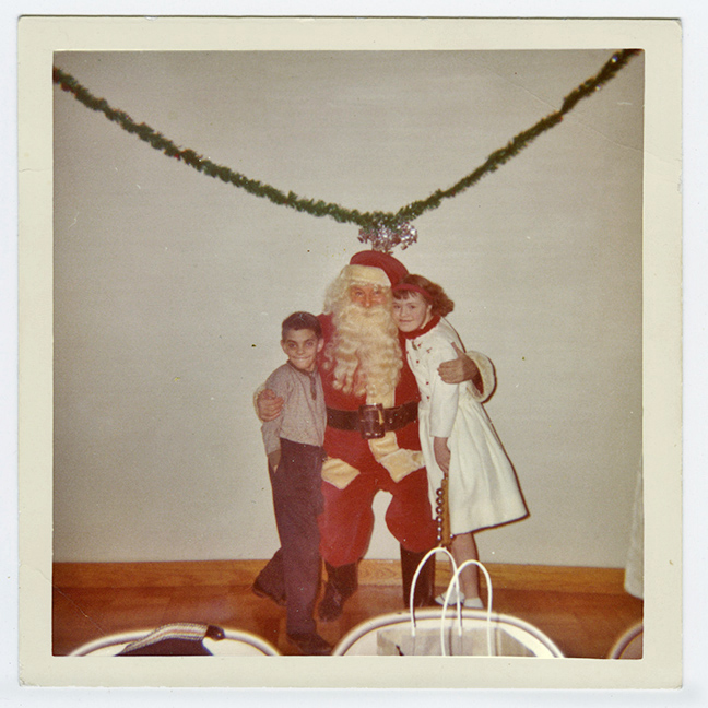 Heid as Santa at St. Anthony’s, early 1960s. Photo courtesy of Jim Heid.