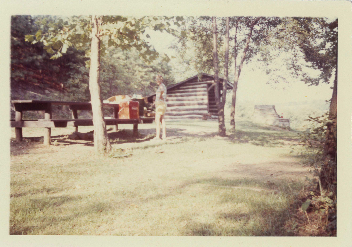 These Adirondack shelters were located where the top of the Miller Museum now sits today. They were used both for overnight stays as well as picnicking.