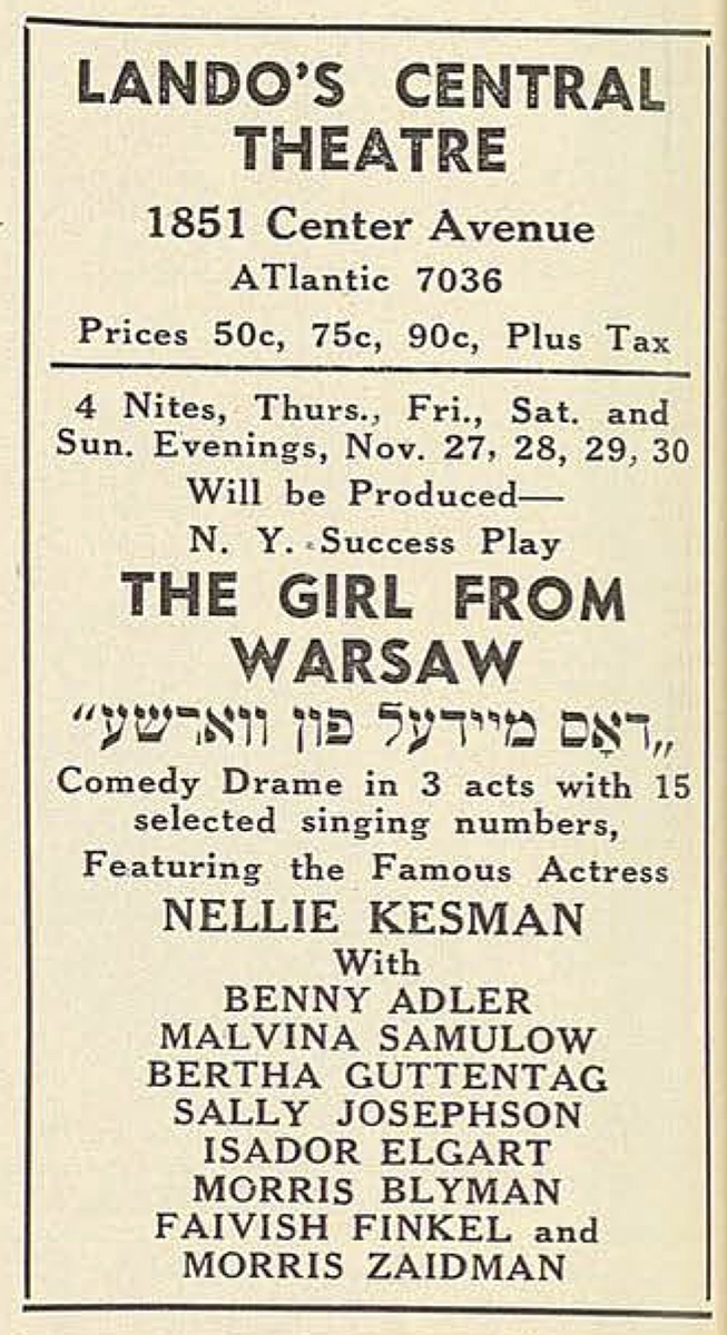 Jewish Criterion, November 28, 1941.