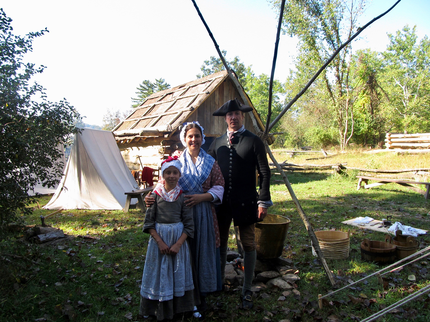 Living historian Elizabeth Hobbs and her family