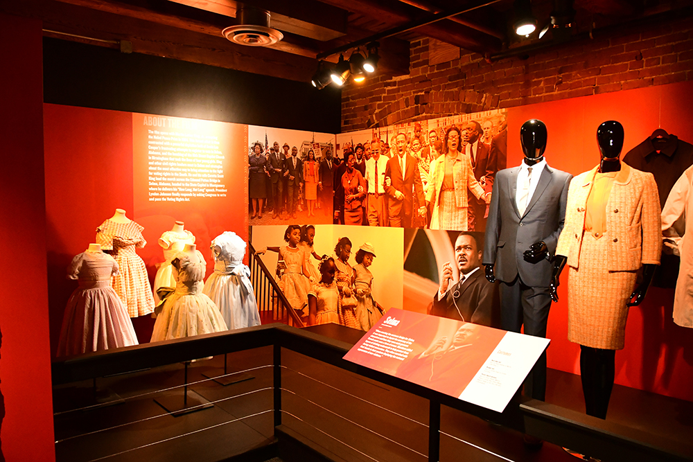 Selma costumes in the Heroes & Sheroes exhibit at the Heinz History Center.