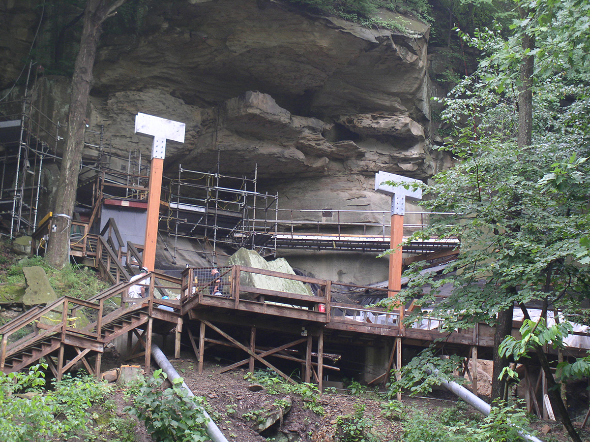 In 2007, a new enclosure was built to make the archaeological site more accessible to visitors so they may fully understand its importance to the study of cultural activity in the upper Ohio valley and the peopling of North America.