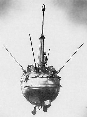 Image of the Soviet Luna 2 probe, 1959. Courtesy of NASA.