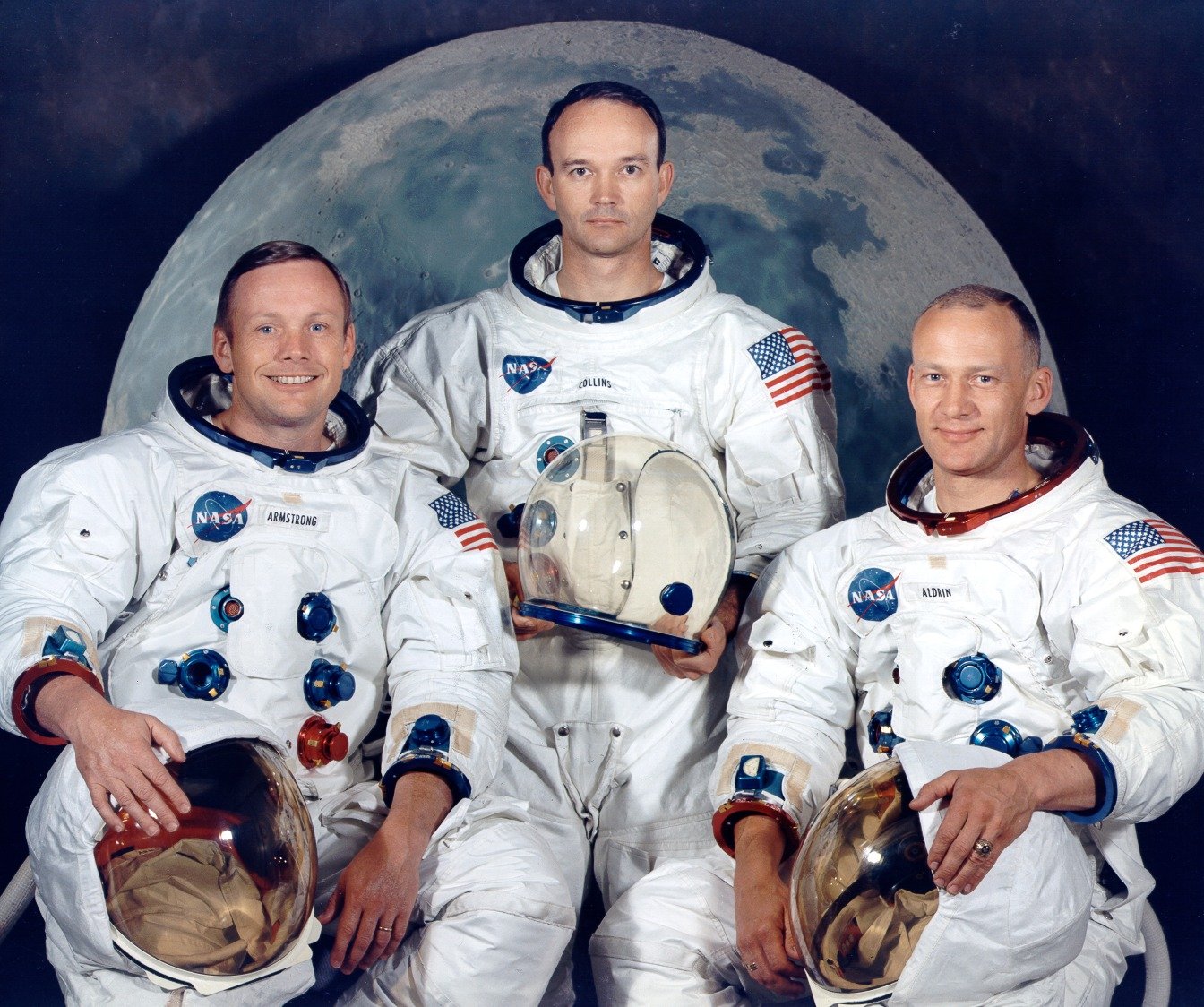 The Crew of Apollo 11, 1969. Courtesy of NASA.