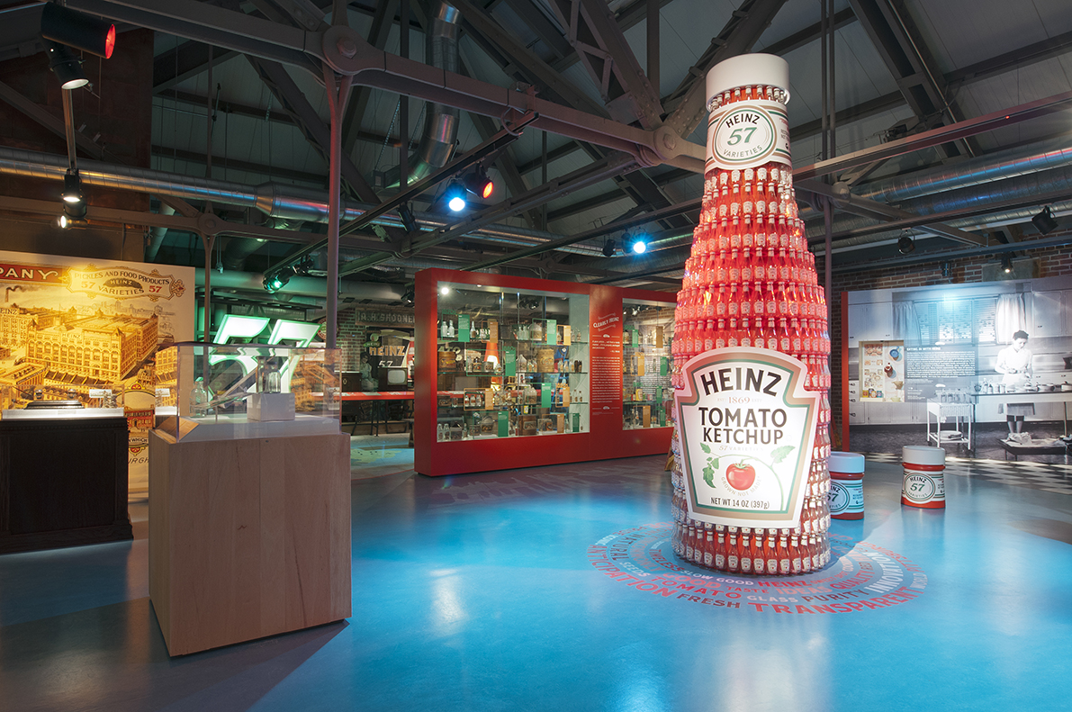 The Heinz exhibit at the Senator John Heinz History Center, 2014. Senator John Heinz History Center.