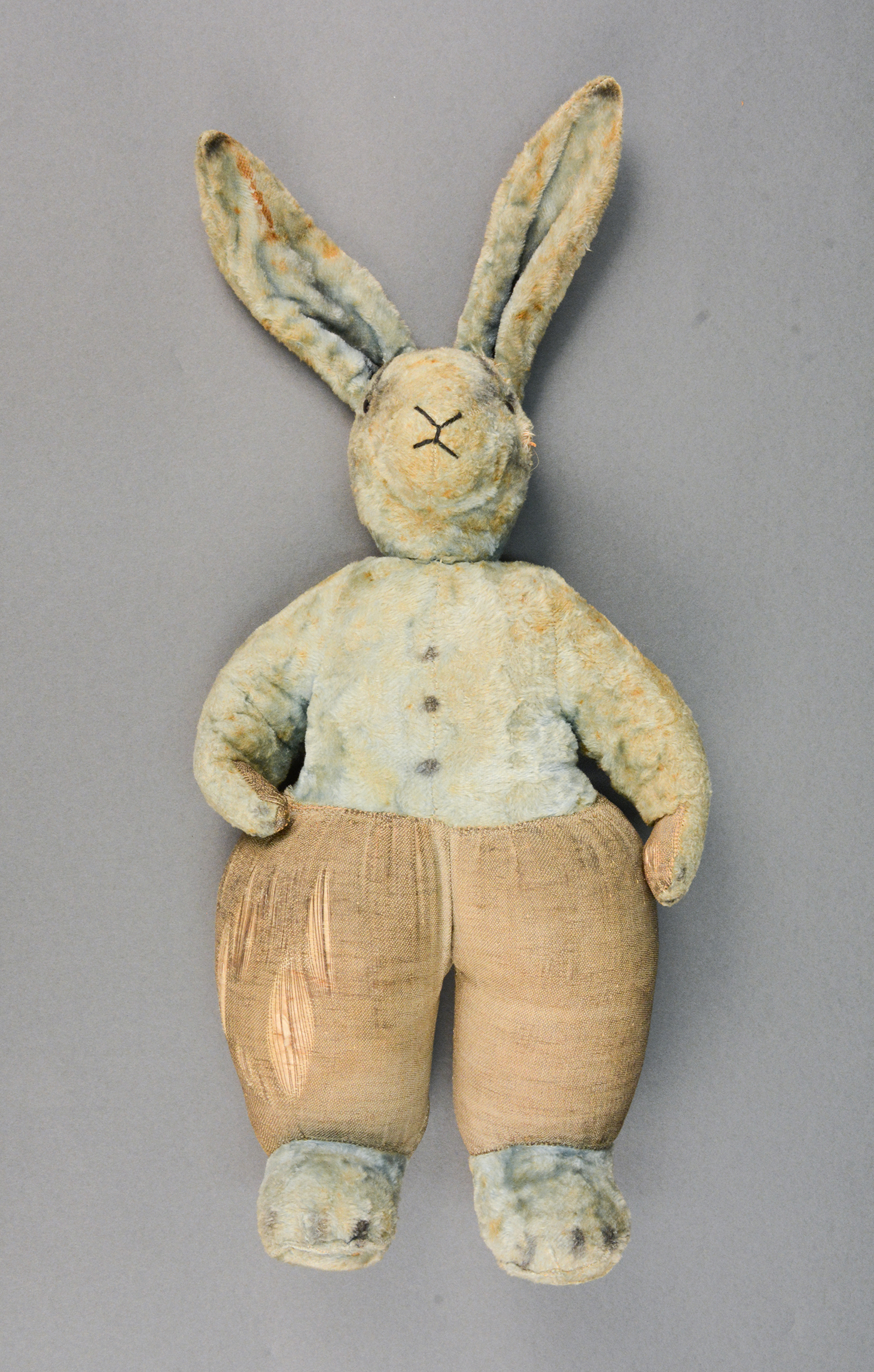 Plush Rabbit toy, c. 1944-1945. Gift of Theresa Findlay.