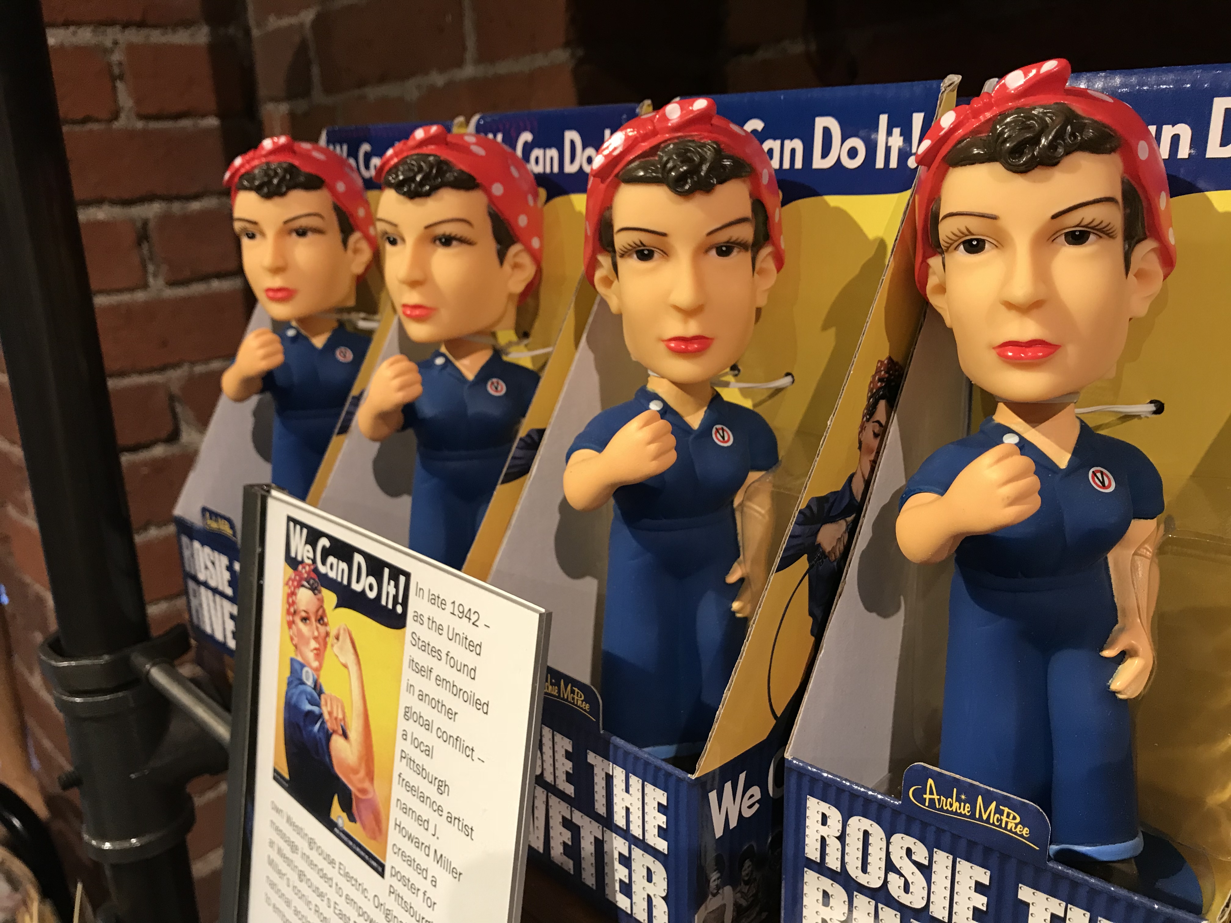 Rosie the Riveter Bobblehead | History Center Museum Shop