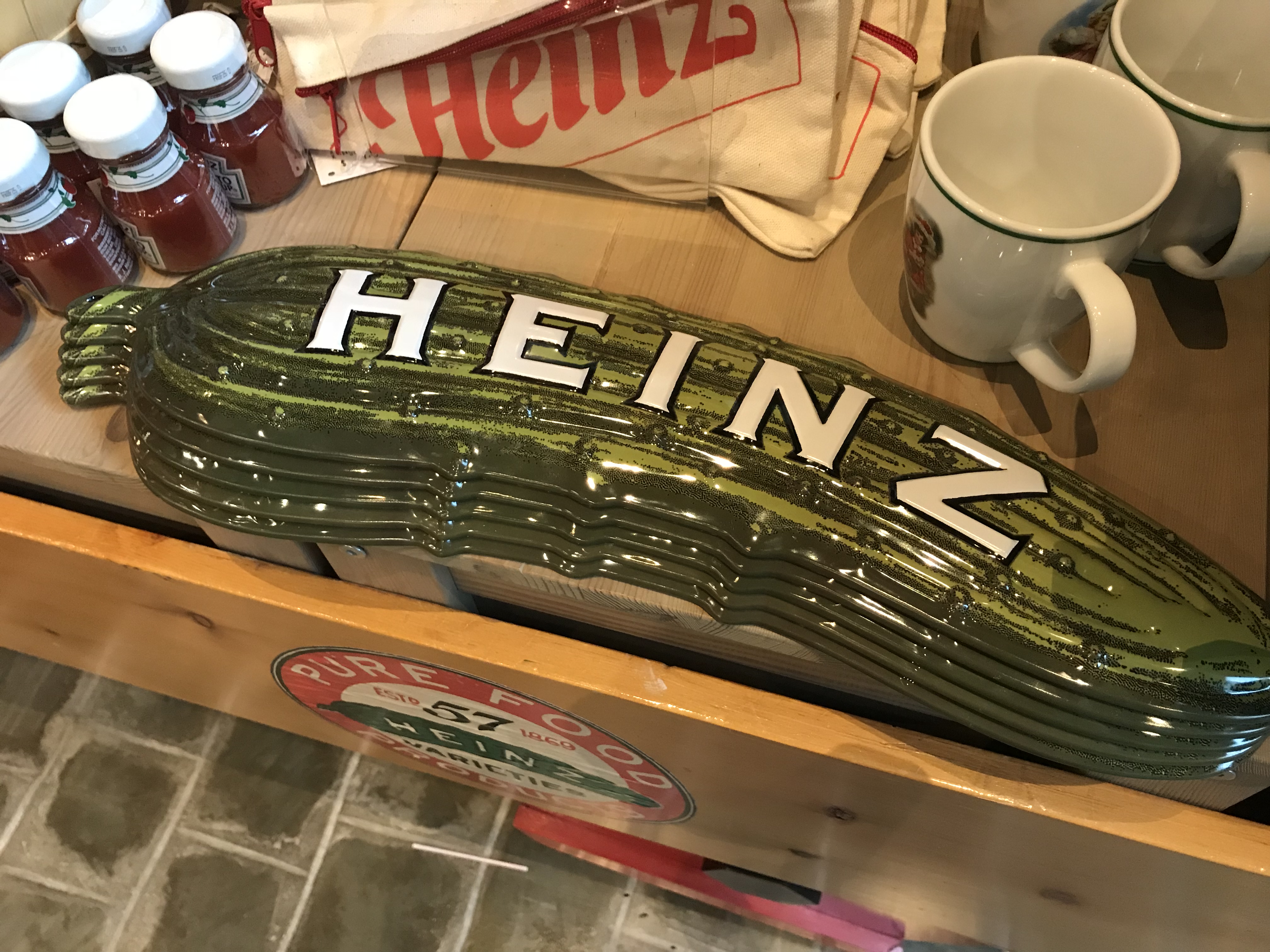 Tin Pickle Sign | History Center Museum Shop