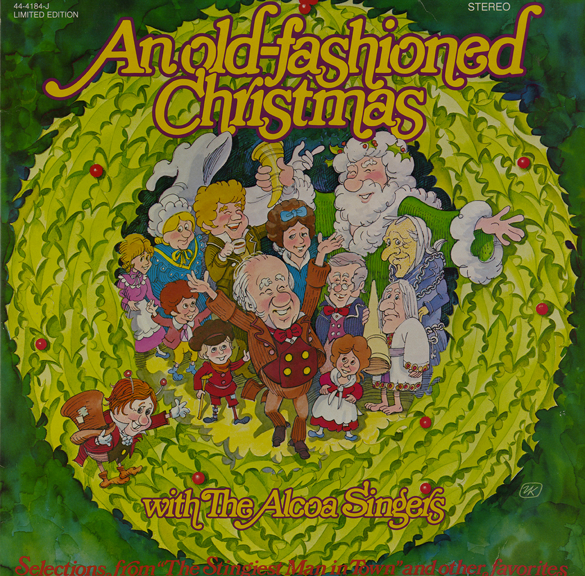 An Old-Fashioned Christmas with the Alcoa Singers, stereo LP jacket, 1979.