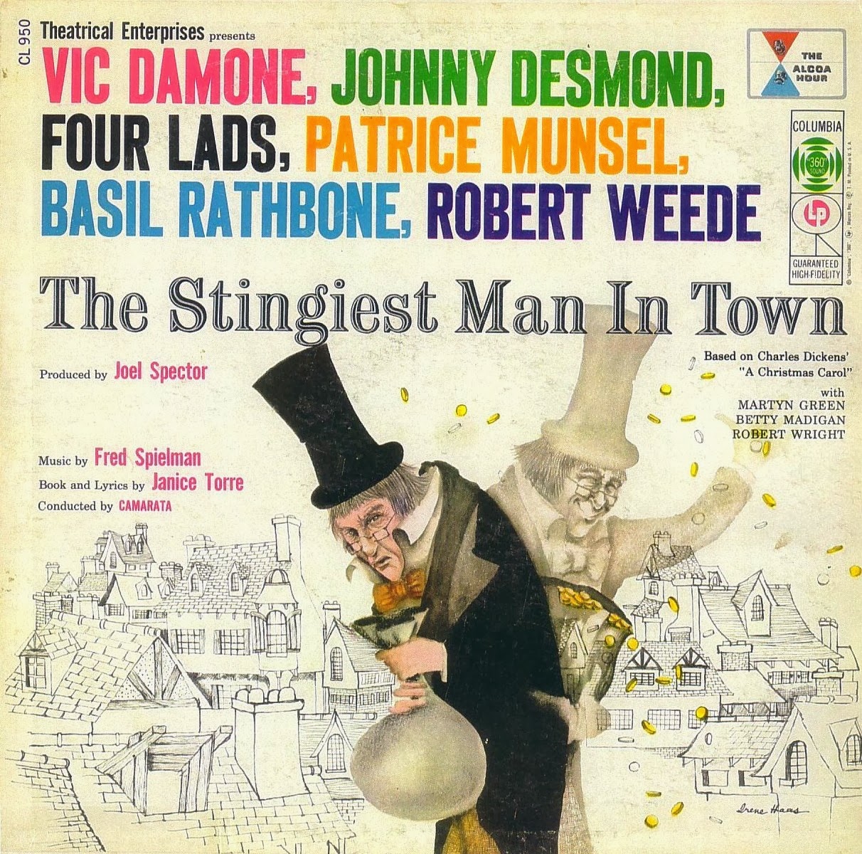 Soundtrack album from “The Stingiest Man in Town,” The Alcoa Hour and Columbia Records, 1956.