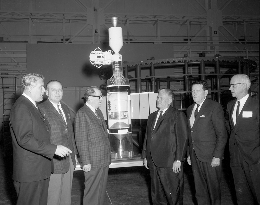 House Committee on Science and Astronautics visit Marshall Space Flight Center, March 9, 1962.