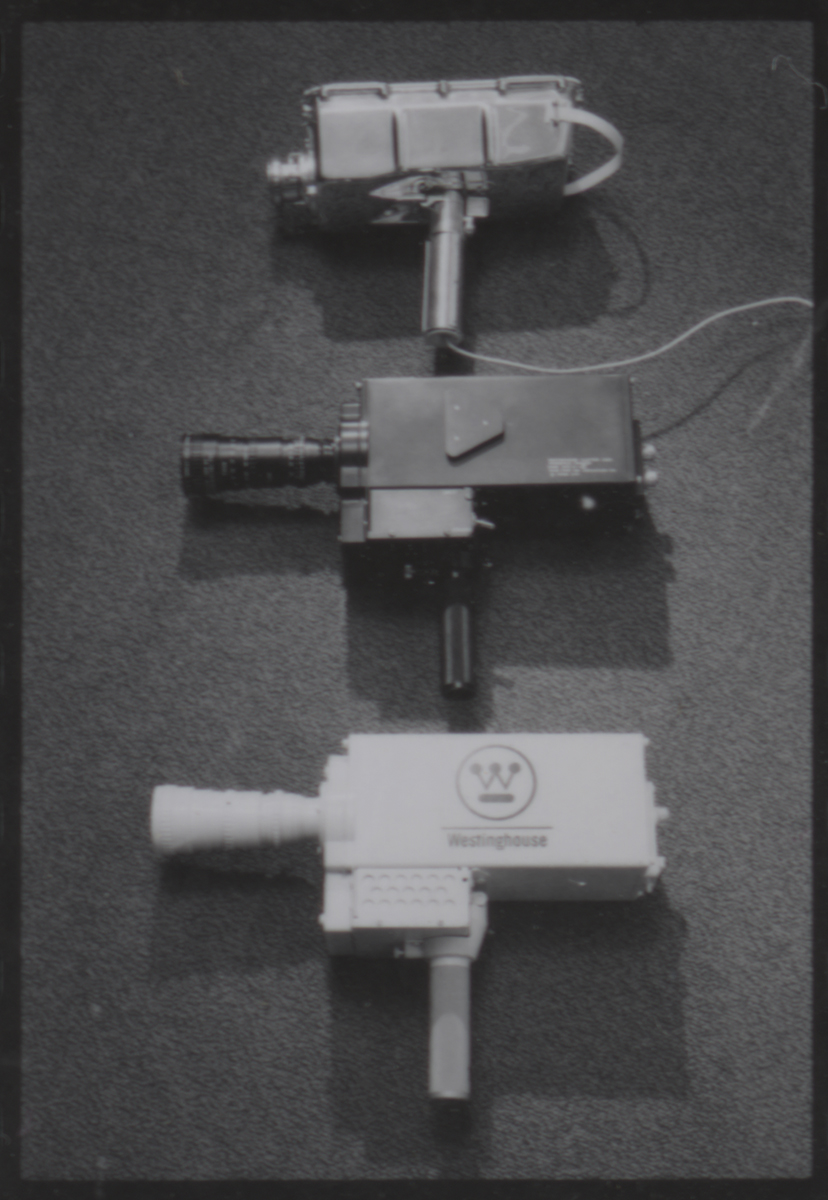 The three cameras developed by Westinghouse for NASA, 1960s. The three cameras developed by Westinghouse for NASA, 1960s.
